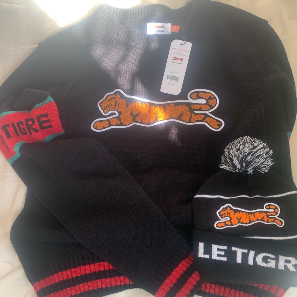 Le Tigre Sweater and Beanie Set